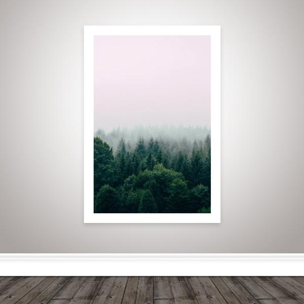 Foggy Forest Print